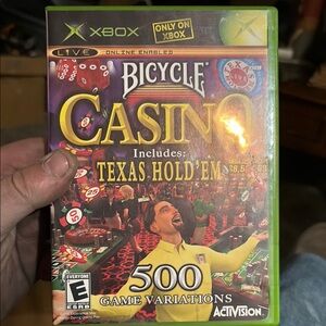 Green Xbox Video Games Casino Collection includes Texas hold’em